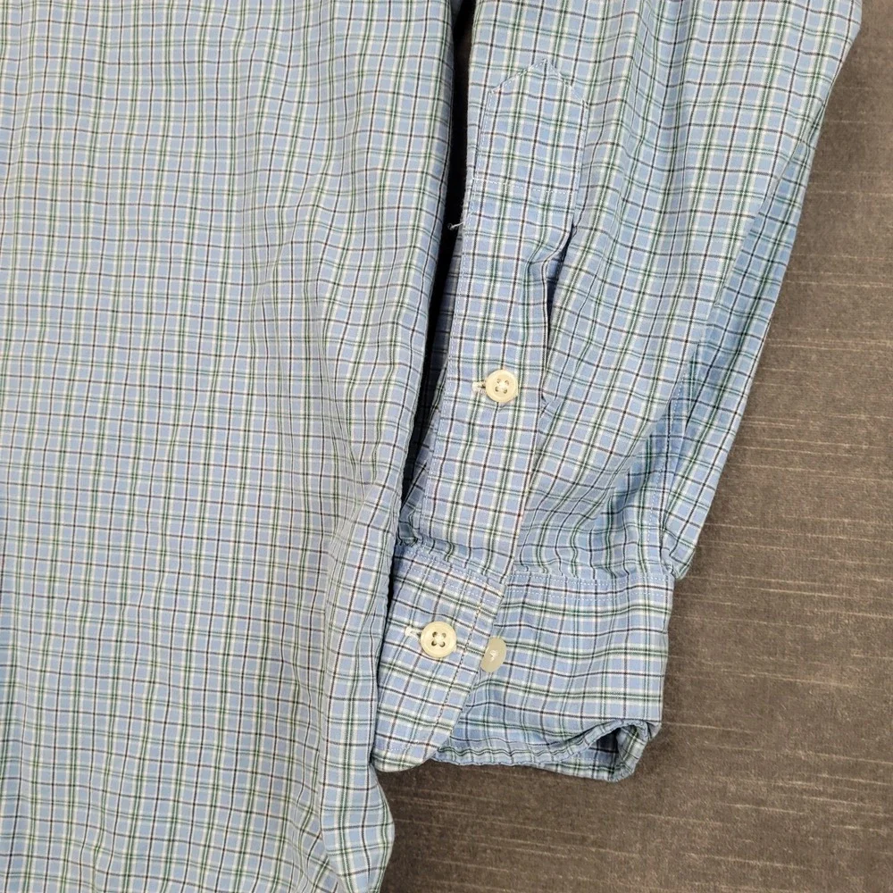 Polo Ralph Lauren Y2K‎ Vintage Plaid Button Down Long Sleeve Mens 15.5 32/33
